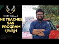 He helps people to learn sas program  tamil  india  the unusualz