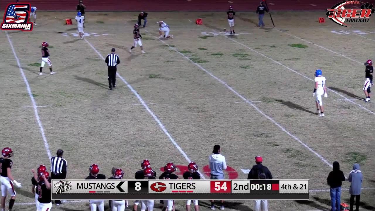 District Championship Groom Tigers Vs. Wildorado Mustangs YouTube
