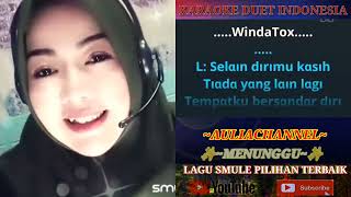 Menunggu version dangdut karaoke duet tanpa vokal cowok