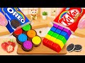 Rainbow Oreo & KitKat Chocolate 🍪🍫 | レインボーオレオとキットカット | Sweet Japan