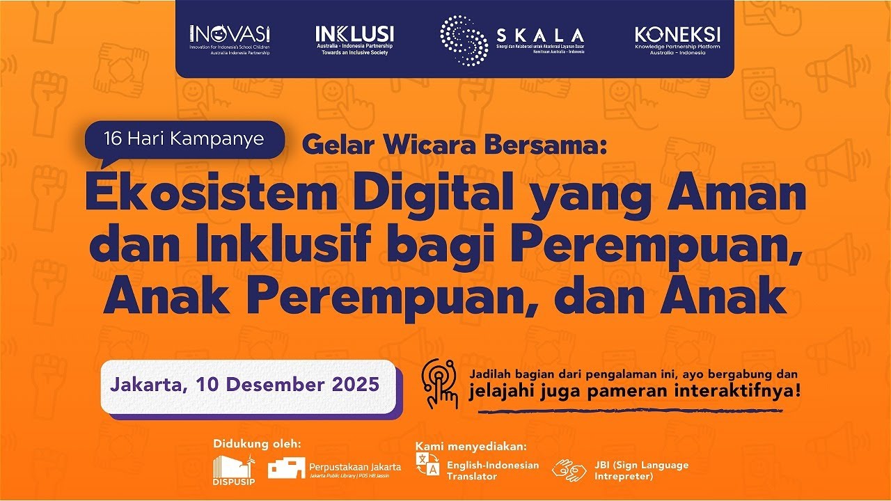 Gelar Wicara Bersama: Ekosistem Digital yang Aman dan Inklusif bagi Semua