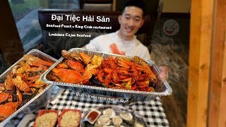 Đi Ăn 10 Loại Hải Sản | Seafood Feast at King Crab Restaurant