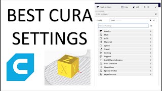 Cura BEST settings Tutorial for Beginners