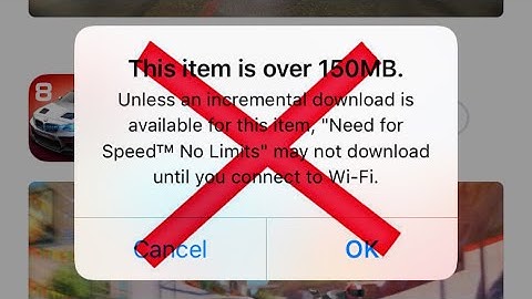 How to download over 150MB in iOS 11 without wifi