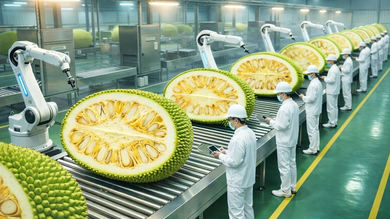 Inside a High-Tech 66000 LB Jackfruit Factory | How Modern Vegan Pork Is Made
