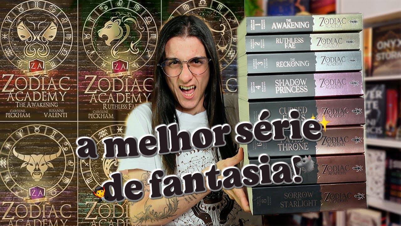 EU TERMINEI ZODIAC ACADEMY (top 1 serie da minha VIDA) *sem spoilers*