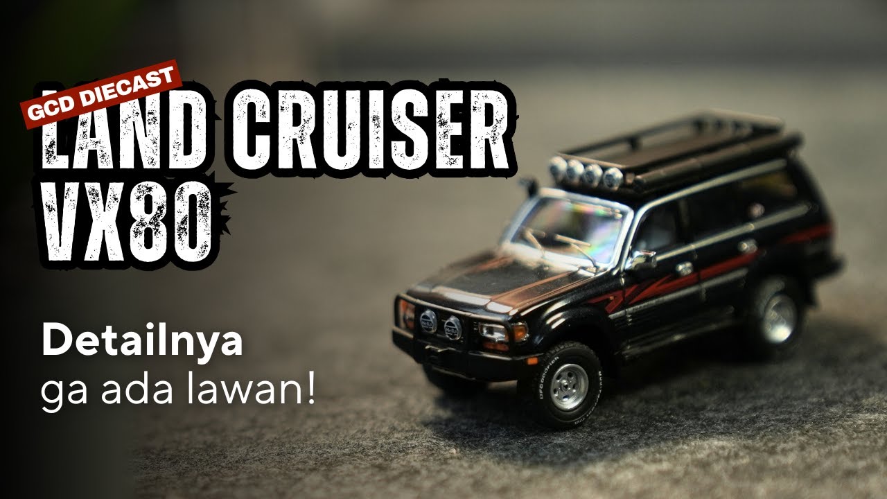 Review GCD Land Cruiser VX80 Black skala 1/64 2026 - DETAIL GILA SAMPE KEBAWAH-BAWAH!