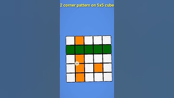 2 corner pattern on 5x5 cube😎 #shorts #viral #youtubeshorts #pattern #viralvideo #trendingshorts
