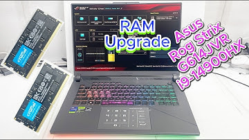 Asus Rog Strix G614JVR i9-14900HX RAM Upgrade | Asus Rog Strix i9 14Th Gen Gaming Laptop!