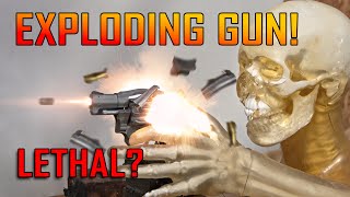 Is a Gun Exploding in Your Hand Lethal?? - Ballistic High-Speed