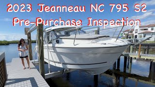 2023 Jeanneau NC 795 S2 Pre Purchase Boat Inspection Checklist: What to Inspect When Buying A Boat