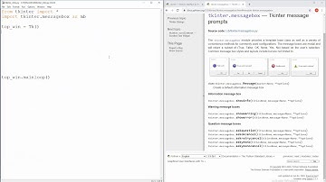 Python Tkinter - 1 - Introduction - Top Widget, Method, Button