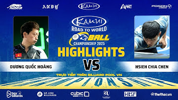 HIGHLIGHTS| CHUNG KẾT| D. QUỐC HOÀNG VS H. CHIA CHEN | KAMUI ROAD TO WORLD 10-BALL CHAMPIONSHIP 2025