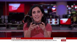 Maryam Moshiri Receives A Parcel With A Fake Scorpion On Bbc News 11 October 2024