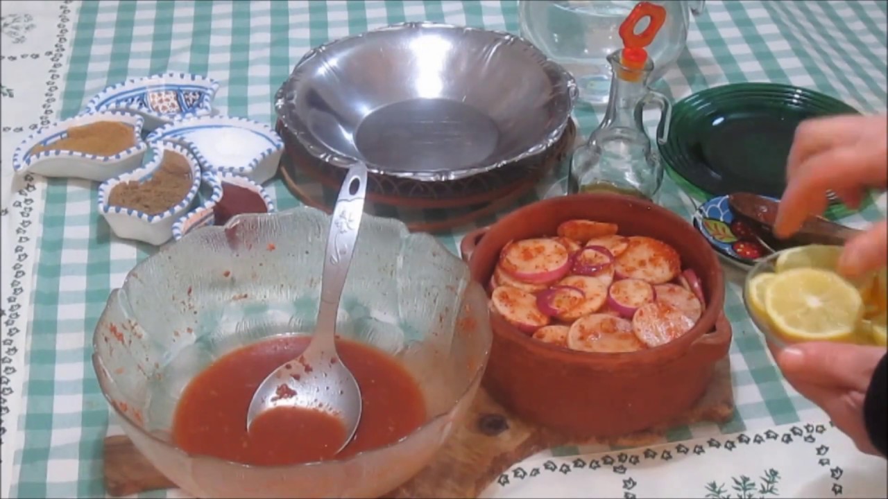 Navets marinés (torchi) facile à préparer  ترشي لفت مسيّر