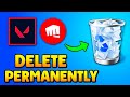 How To Delete Valorant Completely | How To Uninstall Valorant From Riot Client
