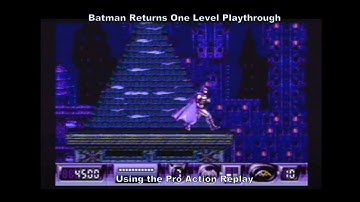 Batman Returns Playthrough using the Megadrive