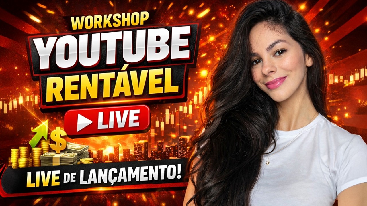 Workshop YouTube Rentável: Como transformar seu canal em um negócio lucrativo começando do zero
