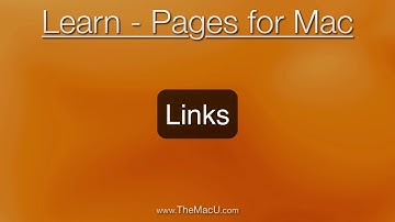 Pages for Mac Tutorial: Add & Manage Links