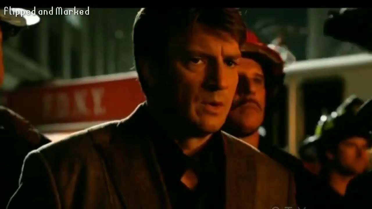 Castle 6x11 - End Scene | Ryan and Espo Rescued From Fire
