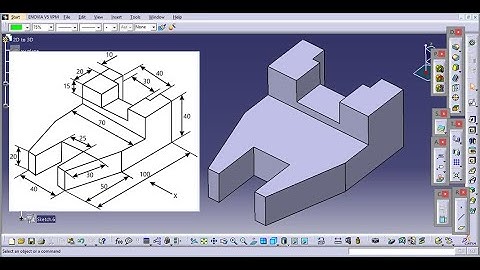 Create 2D to 3D  Model Using Sketcher, Part Design, Functional Tolerancing & Annotation.