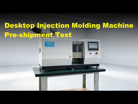 Desktop Injection Molding Machine Pre-shipment Test