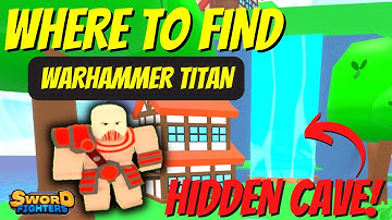 Roblox Sword Fighters Simulator // Where to Find Warhammer Titan in Colossus Meadows Quest