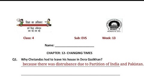 EDMC class 4 EVS Week-13 worksheet || With Solutions || SDMC || SCERT WORKSHEET || DATE 25 Aug 21