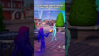 UNLOCK KPOP DEMON HUNTER SKINS EARLY in Fortnite Chapter 7💀 #fortnite #foryou #gaming #shorts #fy