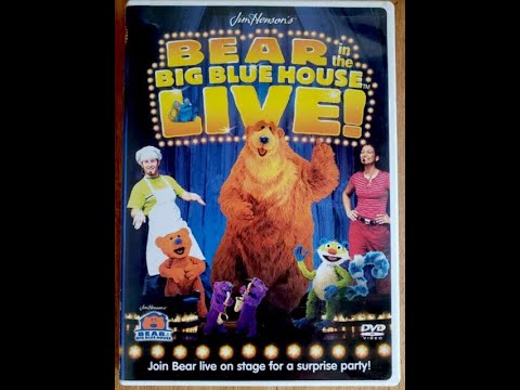 Bear In The Big Blue House Live 2003 DVD