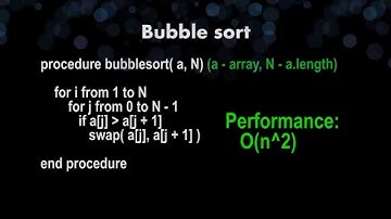 C# Bubble Sort