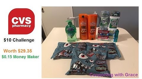 CVS Couponing Haul | $10 Challenge | Scenario 2 | Sep 17 2017