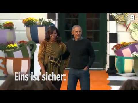 Video: Portrét šokovaná Dívka Michelle Obama Se Obléká Jako Halloween Na Halloween