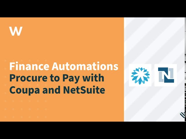 Finance Automations - Procure to Pay with Coupa and NetSuite