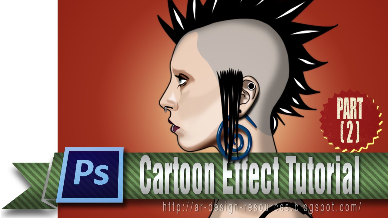 Cartoon Effect — Photoshop Tutorial #2 - YouTube