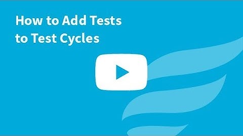 Adding Tests to Test Cycle in Zephyr for Jira Cloud