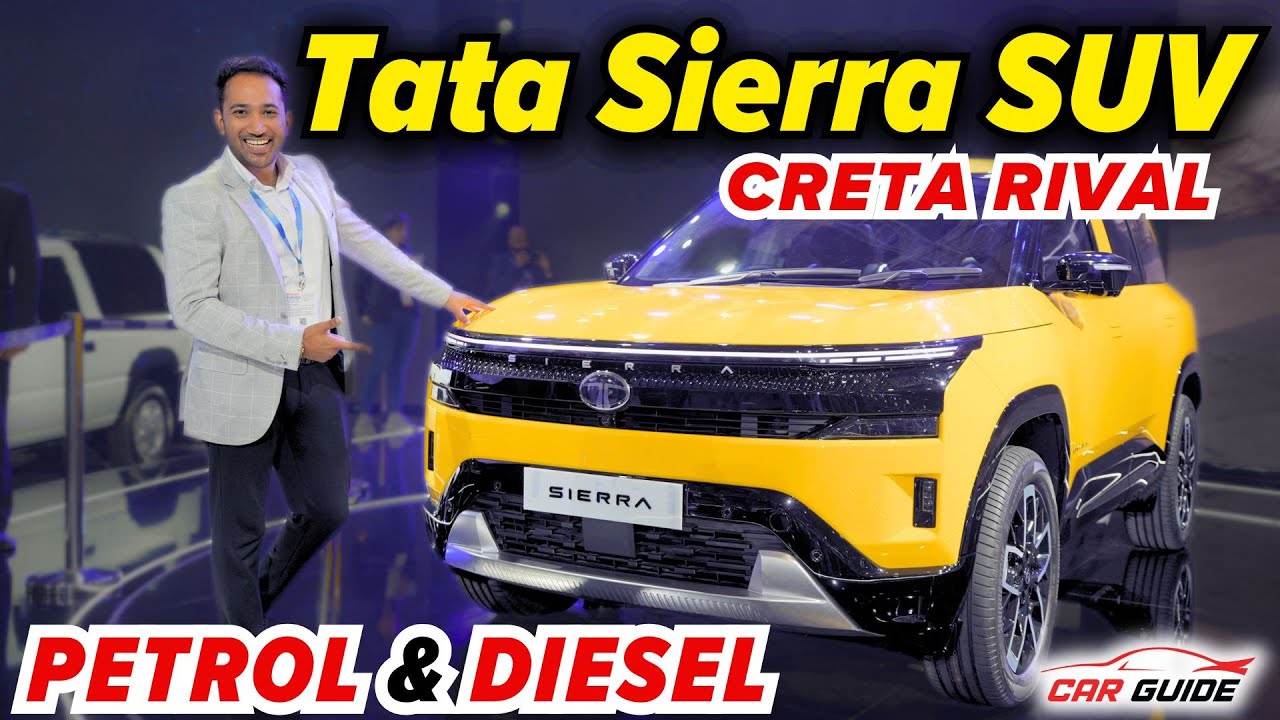 Tata Sierra SUV is here to Rival Hyundai Creta & Kia Seltos | Petrol ...