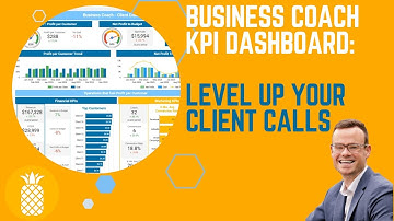 Business Coach KPI Dashboard - Quickbooks and Hubspot data in Looker Studio