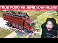 Dump Truck Fuso Muatan Berat lewat jembatan Rusak - Euro truck simulator 2