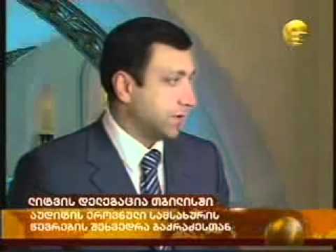 2011.11.29 ლიტვის დელეგაცია პალატაში