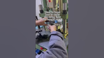 Want to know how to make the string light you bought back？#christmaslights #factory #manufacturer