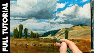 FULL Video | How to paint Landscape in Loose Brushstroke