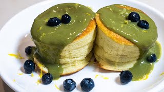 Fluffy Soufflé Pancake | Japanese Matcha Sauce