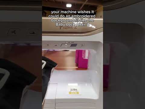 The Baby Lock Altair 2 Has Some Really Cool Features If You Re Doing Some Machine Embroidery