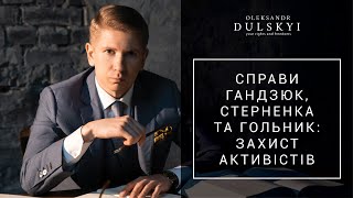 Справи Гандзюк, Стерненка і судді Гольник: висновки ТСК та  захист прав громадських активистів?