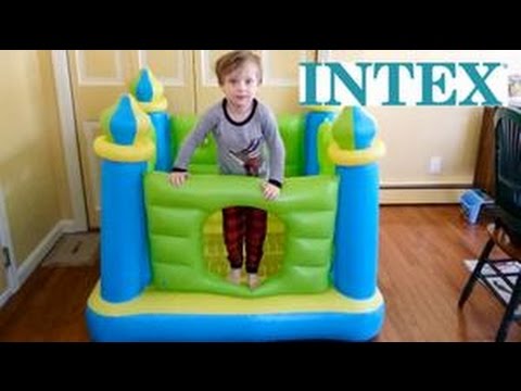 Video: Trampoline Intex: Features Of Children's Inflatable Trampolines-castles, Reviews