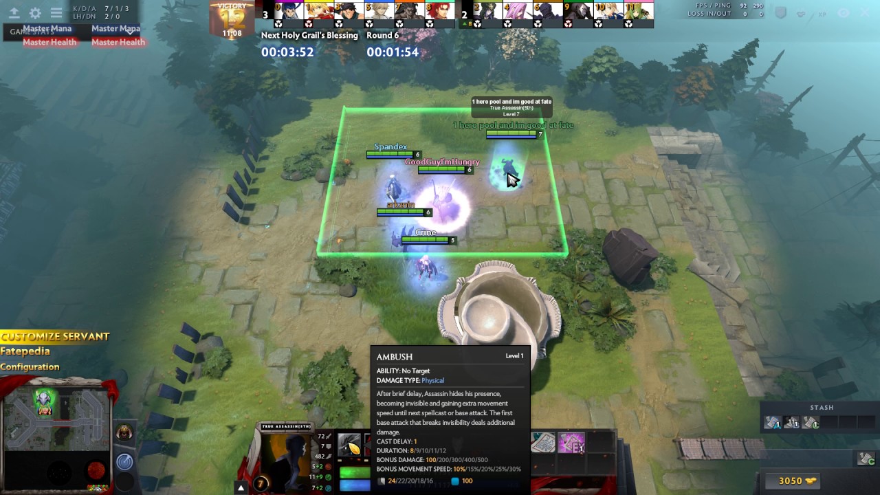 Fate/Another Dota 2 Spectating atr1 Zero Lancer