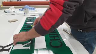Make 3Mm Acrylic Reception Signs Making