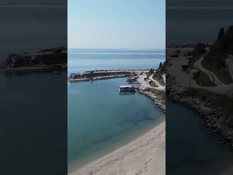 Port of Nea Karvali, Kavala, Greece - by drone. #greece #droneview #port #kavala #seaside # #travel