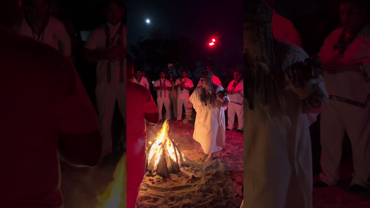 Iniciación del fuego, del primer viernes de Marzo, de los Brujos de Catemaco, Ver.